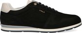 Van Lier - Heren - Zwarte nubuck sneakers - Maat 43