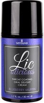 Sensuva Oraal Genot Crème - Lik-o-heerlijk Bosbessen Muffin (50 ml)