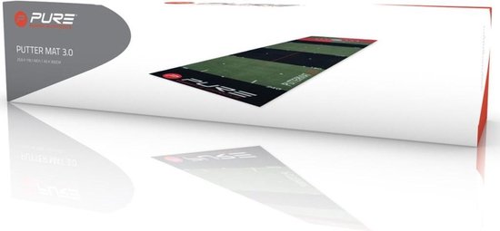 Pure2Improve Combideal Golf Putting Mat inclusief Putt trainer De mat is 65 x 300cm van Pure2Improve — afbeelding 5
