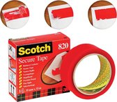 Scotch plakband Secure Tape rood