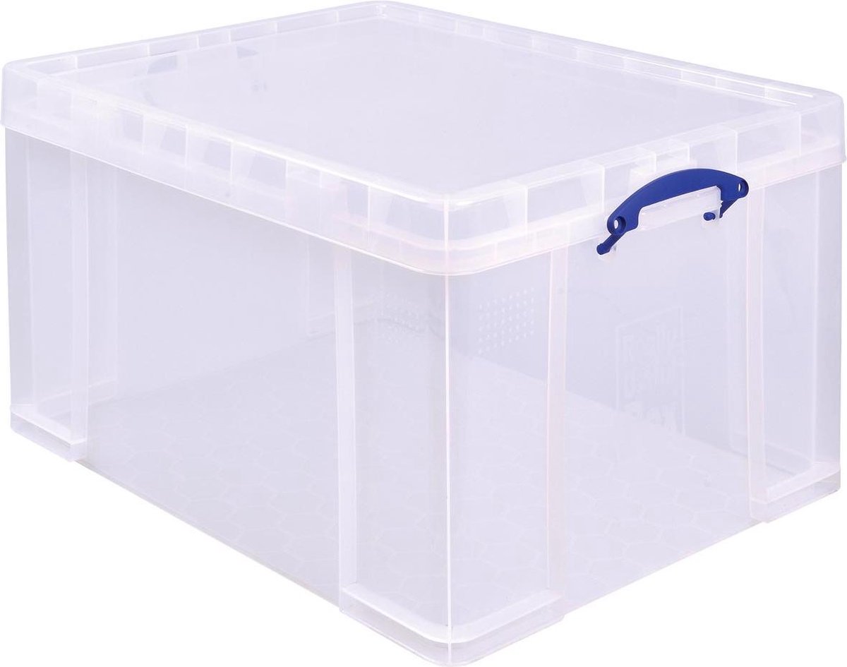 controleren capaciteit Sterkte Really Useful Box opbergdoos 145 liter, transparant | bol.com