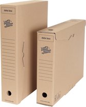 Loeff's archiefdoos Data box A3, golfkarton, bruin, pak van 8 stuks
