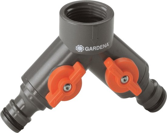 Foto: Gardena 2 weg waterverdeler 26 5 mm g 3 4 