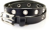 Kidzzbelts Meisjesriem 1985 - Zwart - 85 cm