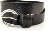 Riemen & Co Damesriem Smalle 2081 - Zwart - 85 cm