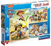 CLEMENTONI PAW PATROL PUZZEL 3X48ST