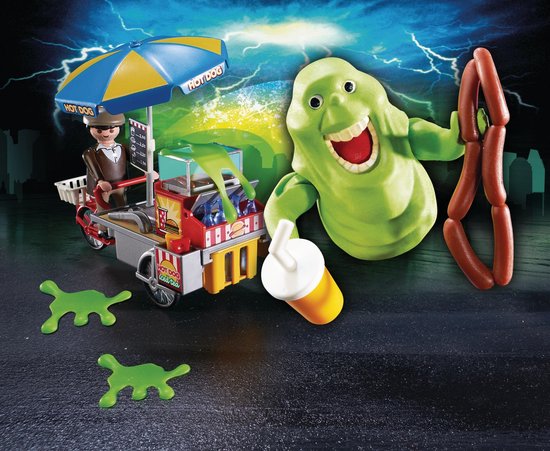 PLAYMOBIL Ghostbusters™ Slimer en hotdogkraam  - 9222 - PLAYMOBIL