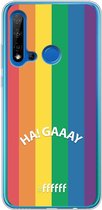 6F hoesje - geschikt voor Huawei P20 Lite (2019) -  Transparant TPU Case - #LGBT - Ha! Gaaay #ffffff