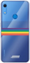 6F hoesje - geschikt voor Huawei Y6s -  Transparant TPU Case - #LGBT - Horizontal #ffffff