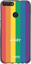 6F hoesje - geschikt voor Huawei P Smart (2018) -  Transparant TPU Case - #LGBT - #LGBT #ffffff
