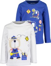 Blue Seven Jongens 2 Pack Shirt - Maat 86