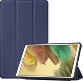 Samsung Galaxy Tab A7 Lite Hoes - 8.7 inch - TPU Tri-Fold Book Case - Donker Blauw