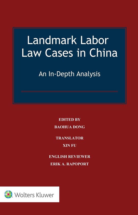 Landmark Labor Law Cases in China - cover