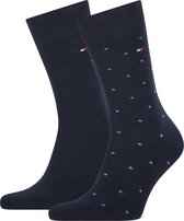 Tommy Hilfiger Sock Dot 2P Heren Sokken  - Maat 43/46