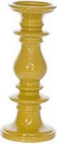Kandelaar - Kaarsenstandaard - Oker - Aardewerk - 27cm