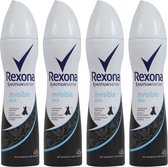 Rexona Motion Sense Invisible Aqua Deodorant Spray Multi Pack - 4 x 200 ml