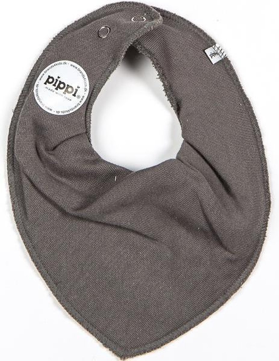 Goedkoopste Pippi Slabbetje Bandana Junior Polykatoen Bruingrijs One-size