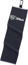 Wilson Staff Tri-Fold Golfhanddoek - Zwart