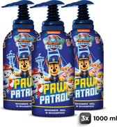 Paw Patrol showergel & shampoo Team - 3 stuks