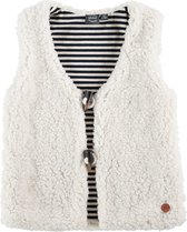 Babyface Teddy Cardigan Meisjes Vest - Ivory - Maat 98