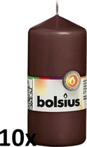 Bolsius bruin stompkaarsen 120/60 (33 uur)