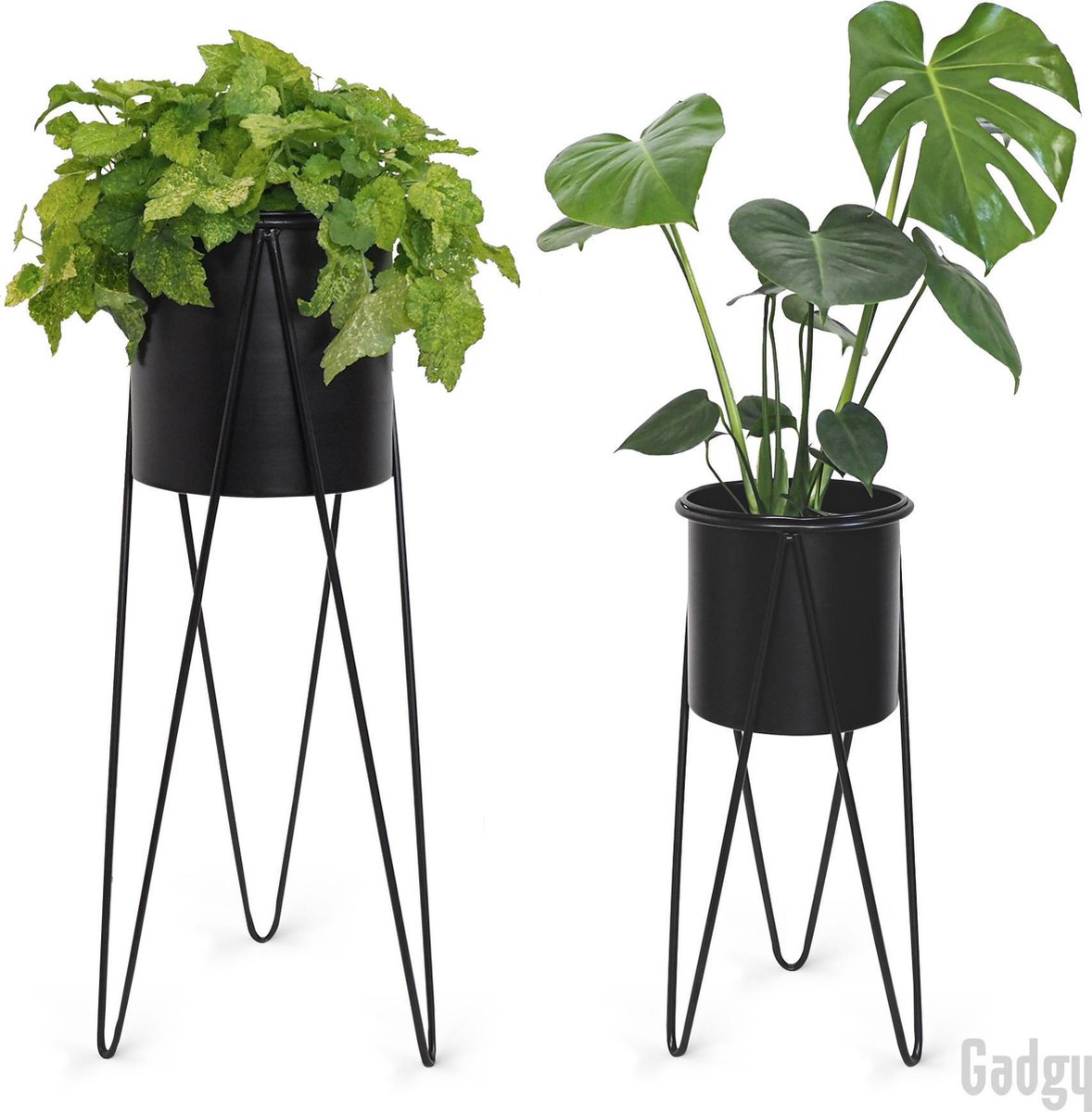 Lot De 3 Supports De Plante Design Ensemble Porte-plantes Cache-pot Pot De  Fleur Bac À Fleurs Vase Métal Tailles Différentes Laiton [en.casa]