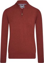 Pullover half zipp Portman & Sons red
