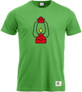 Campingtrend Heren T-Shirt | Lamp | Groen | Maat XL