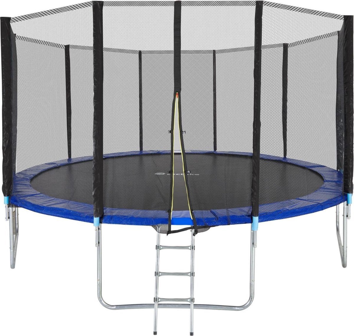 Trampoline met Veiligheidsnet en Ladder - Blauw - 244 cm