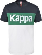 KAPPA T-Shirt Irwing Wit / Groen Heren