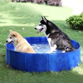 Opvouwbare Hond Zwembad Huisdier Bad Zwemmen Bad Bad Outdoor Indoor Inklapbare Zwembad voor Honden Katten Kinderzwembad 120*30cm