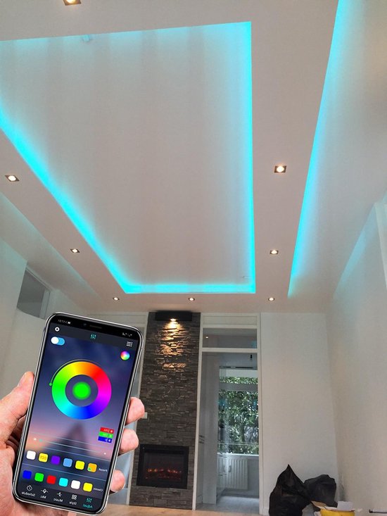 DiamantLED-LED Strip RGB-25 meter-30 LED/m- App+afstandsbediening (5X ROL  5M) | bol.com