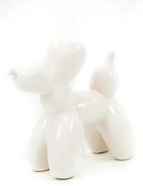 LABEL6. Housevitamin Doggy Style White - Wit - Ballonnen Hondje - Ballon Hond - Dog - Statue -  Woonaccessoires - Cadeautip