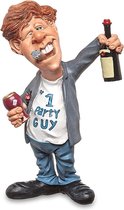 Grappige beroepen beeldje party guy - de komische wereld van karikatuur beeldjes – komische beeldjes – geschenk voor – cadeau -gift -verjaardag cadeau