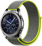 Nylon Smartwatch bandje - Geschikt voor  Samsung Gear S3 nylon band - fluoriserend - Horlogeband / Polsband / Armband