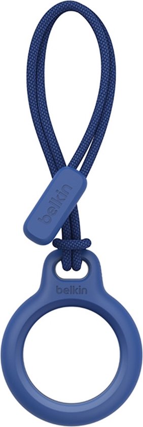 Protection AirTag avec cordon de Belkin (lot de 4) - Bleu - Apple (FR)
