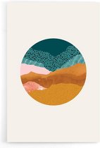 Walljar - Green Sky - Muurdecoratie - Poster.