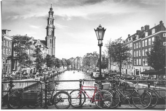 Foto: Reinders poster amsterdamse grachten 61x91 5cm papier