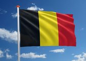 Belgische vlag - vlaggen - Belgie - 90/150cm -Belgium - Met poolgeleider