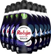 Robijn Klein & Krachtig Black Velvet Vloeibaar Wasmiddel - 8 x 19 wasbeurten - Voordeelverpakking