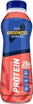 For Goodness Shakes 25 gram Protein Shake - kant en klare eiwit shake / Proteine shake - Strawberry 10 x 475ml