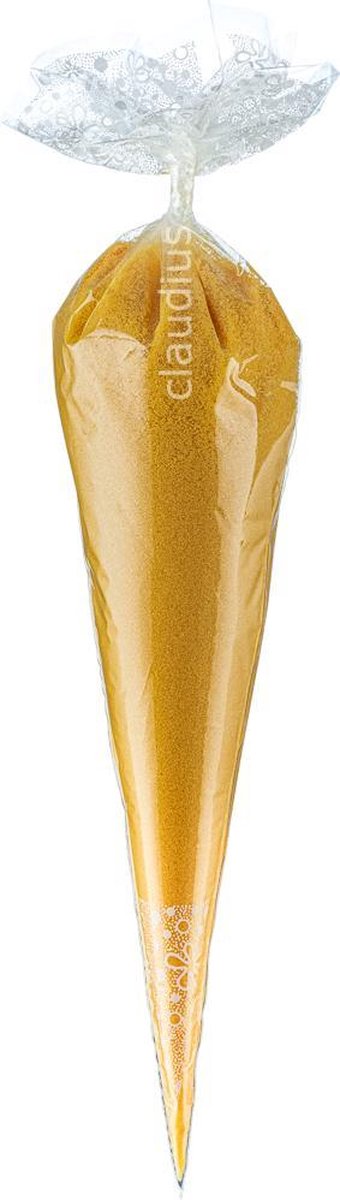 Goedkoopste Scrubzout Appel-Kaneel - 500 gram in puntzak wit - set van 6 stuks - Hydraterende Lichaamsscrub