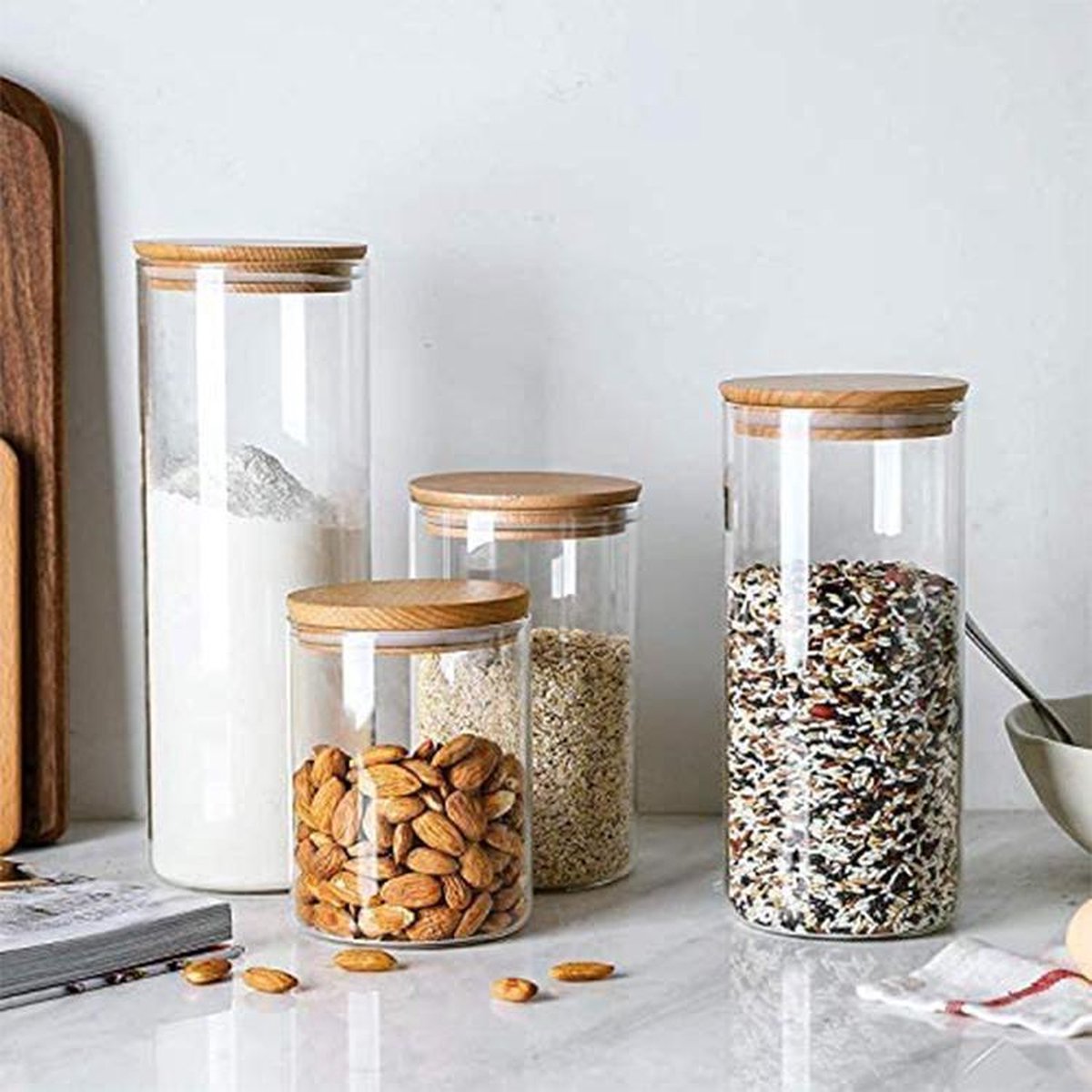 Weckpot - 2.5 liter - Weckpotten glas - Weck - Voorraadpot - Glazen pot - Glazen pot met deksel