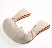 Dozeeli® - Massagekussen - Intensieve massage apparaten van de nek - Schouders - Armen - Lichaam - Beige/orange