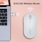 T-WOLF Q18 Wireless Mouse | 2.4 Ghz draadloos | 1600 DPI | Wit