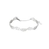 Yehwang Armband Wavy Leaf Zilver One Size 0272951-101