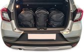 RENAULT CAPTUR 2019+ 3-delig Bespoke Reistassen Set Auto Interieur Organizer Kofferbak Accessoires