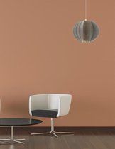 Voorraad selectie 8815-40 koperkleurig licht gestructureerd behang