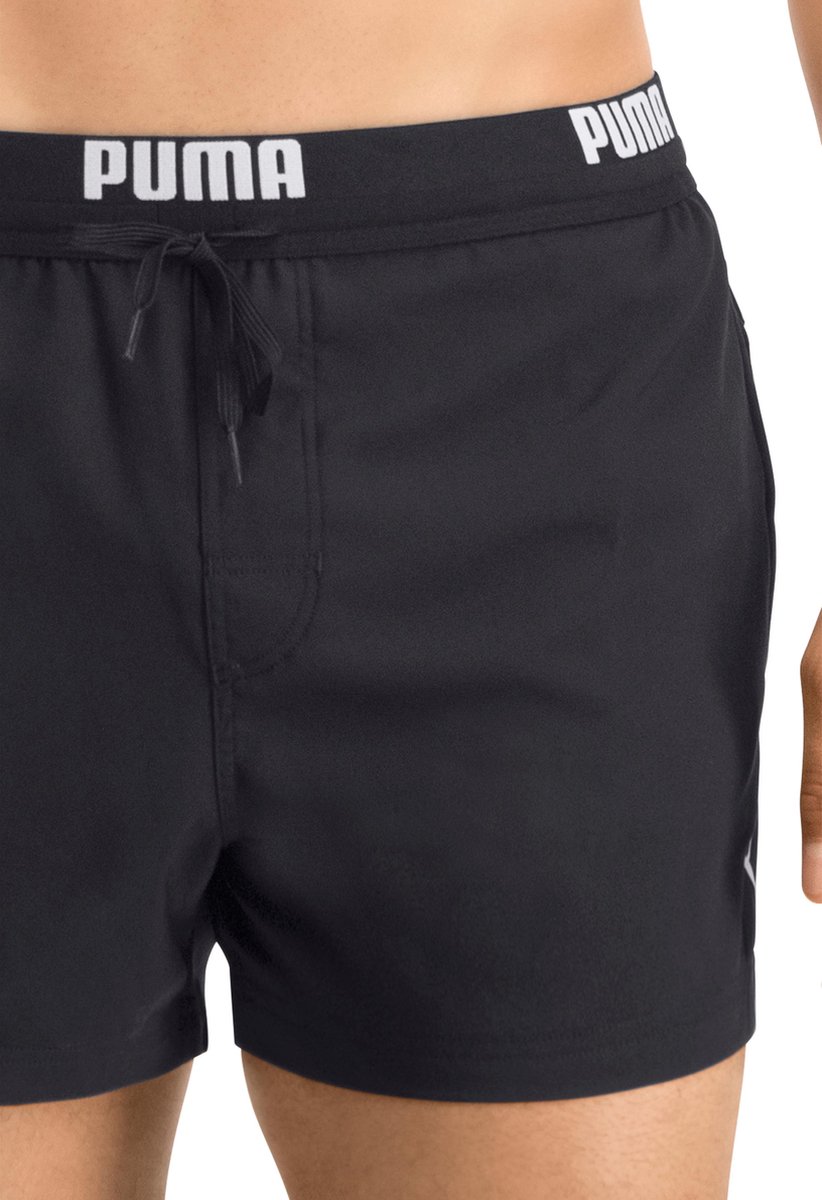 PUMA Swim Logo Short Heren Zwembroek - zwart — afbeelding 8