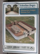 modelbouw, bouwplaat van een Romeins fort, schaal 1:87